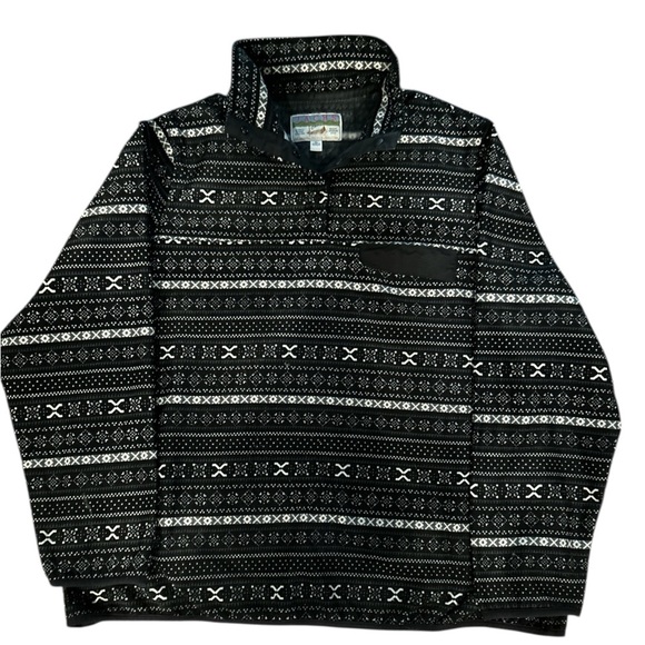 Jachs Black and Gray fleece pull over - Picture 1 of 5